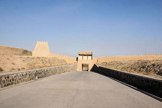 Great Wall Fort at Jiayuguan, Gansu, China