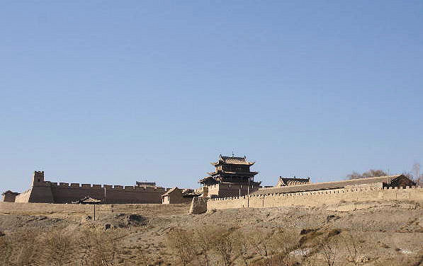 Great Wall Fort at Jiayuguan, Gansu, China