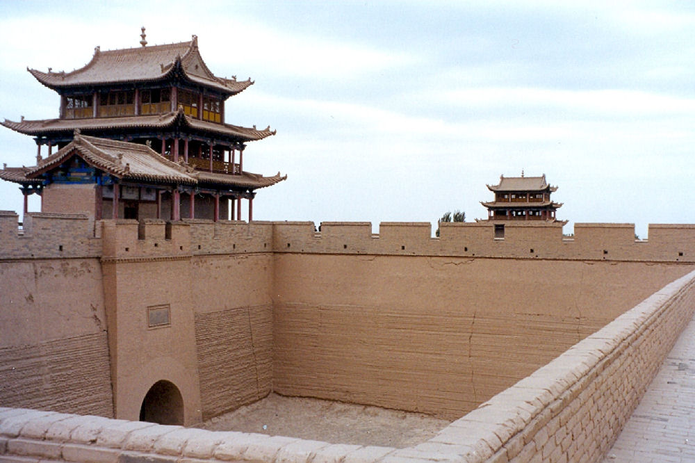 Great Wall Fort at Jiayuguan, Gansu, China