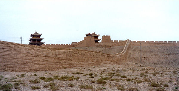 Great Wall Fort at Jiayuguan, Gansu, China