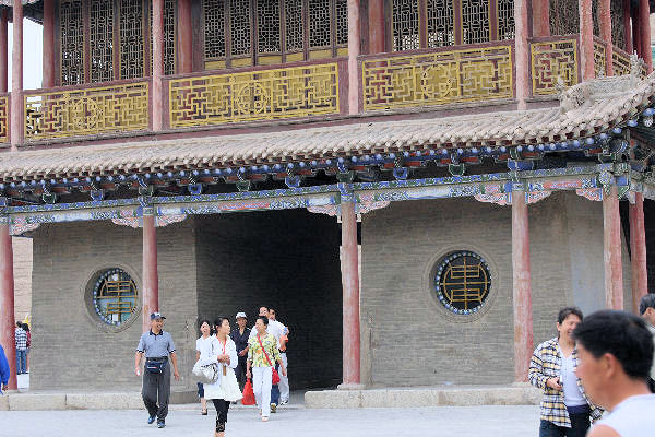 Great Wall Fort at Jiayuguan, Gansu, China