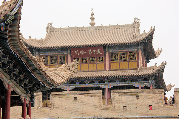 Great Wall Fort at Jiayuguan, Gansu, China