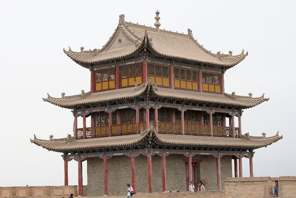 Great Wall Fort at Jiayuguan, Gansu, China