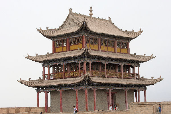 Great Wall Fort at Jiayuguan, Gansu, China