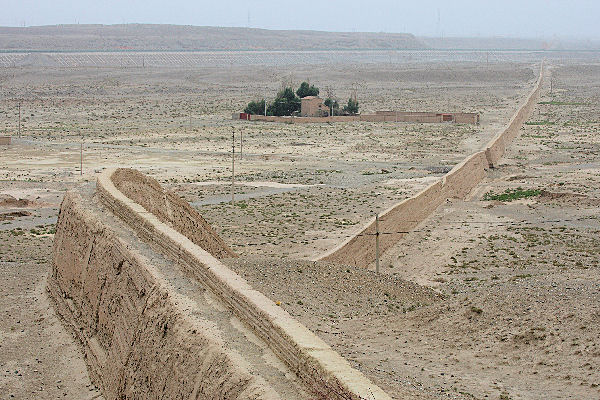 Great Wall Fort at Jiayuguan, Gansu, China