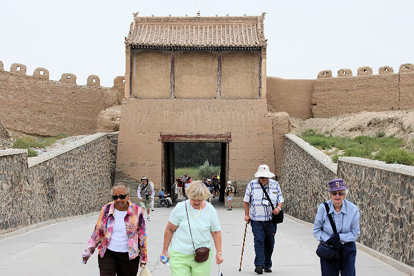 Great Wall Fort at Jiayuguan, Gansu, China