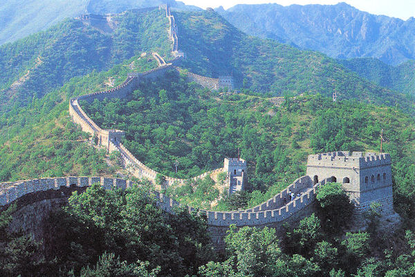 Great Wall of China at Mutianyu China