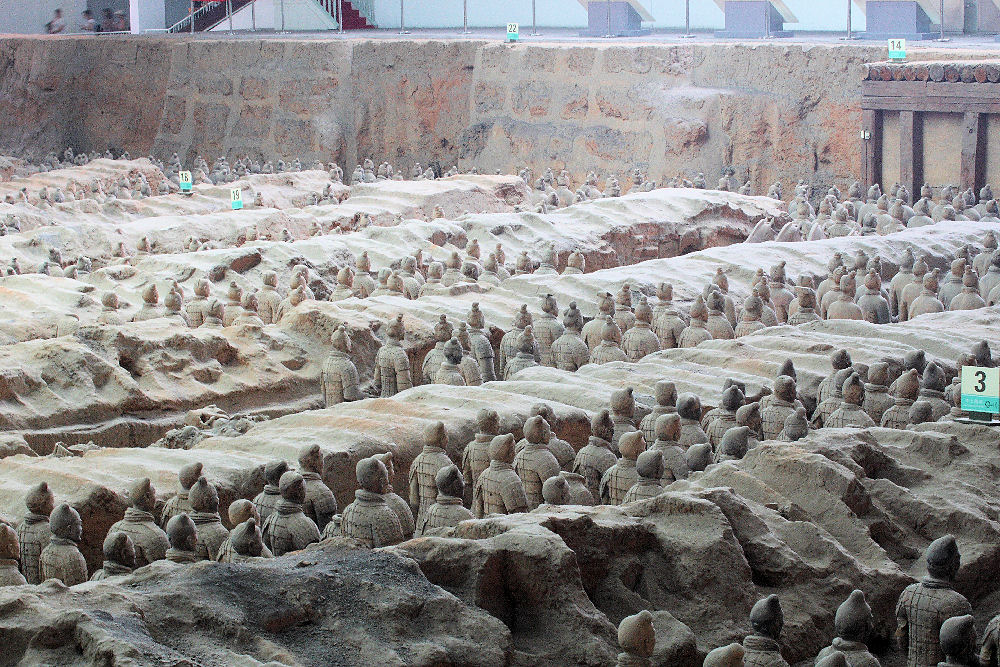 Terracotta Underground Army in Xi'an China