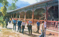 Tourists at Shaolin Temple