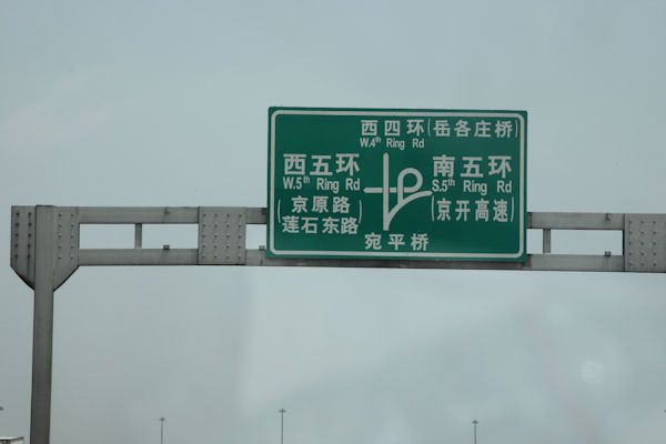 Chinese Road Signs in 2008 