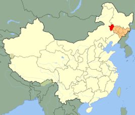 Location of Jilin