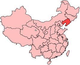 Location of Liaoning 