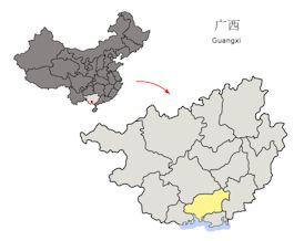 Location of Guangxi 