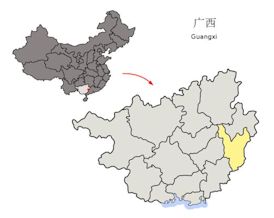 Location of Guangxi 