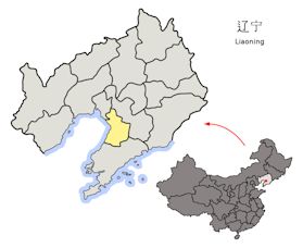 Location of Liaoning Province