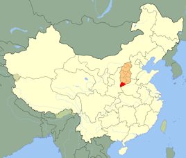 Location of Shanxi Province