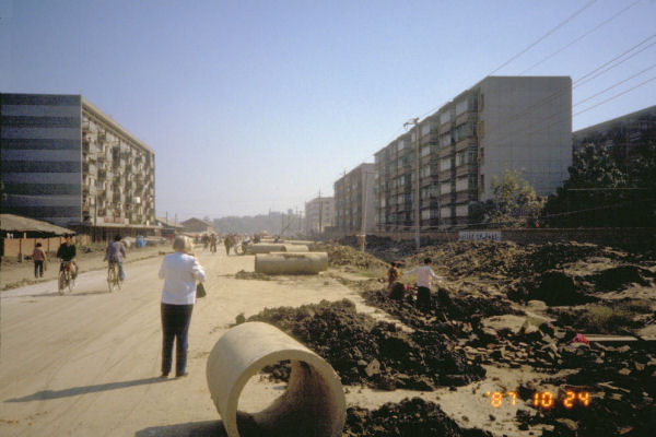 Construction on One Circle Road