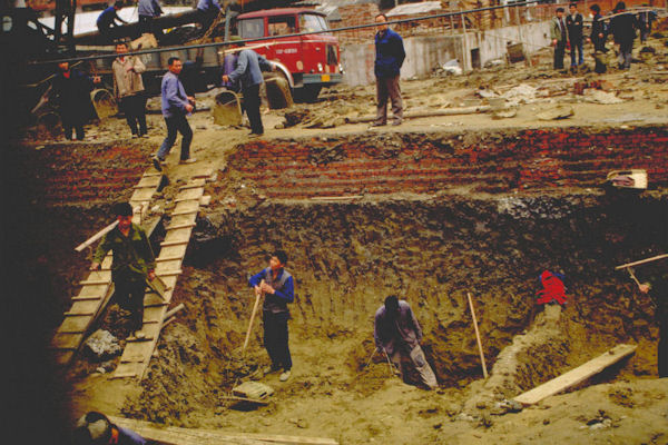 Construction on One Circle Road