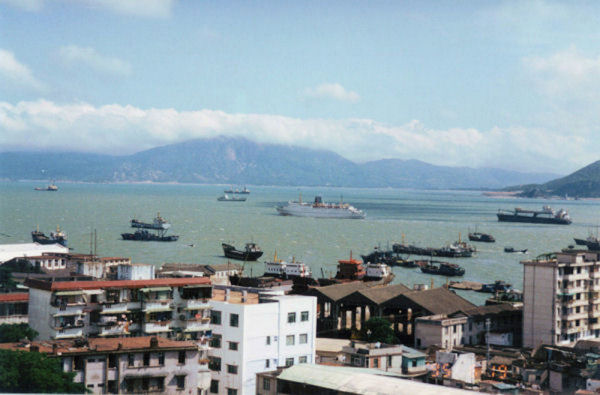 View of the harbor from our Apartment