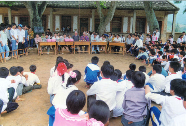 Paul and Larry Meet Students