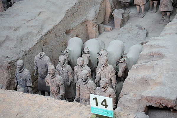 Terracotta Underground Army in Xi'an China