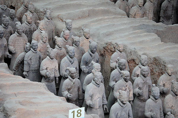 Terracotta Underground Army in Xi'an China