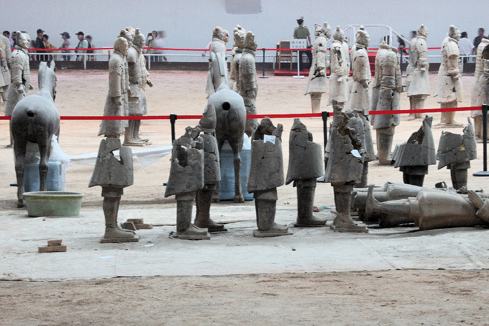 Terracotta Underground Army in Xi'an China
