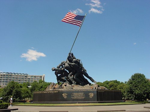 Flag of the United States Red, White and Blue