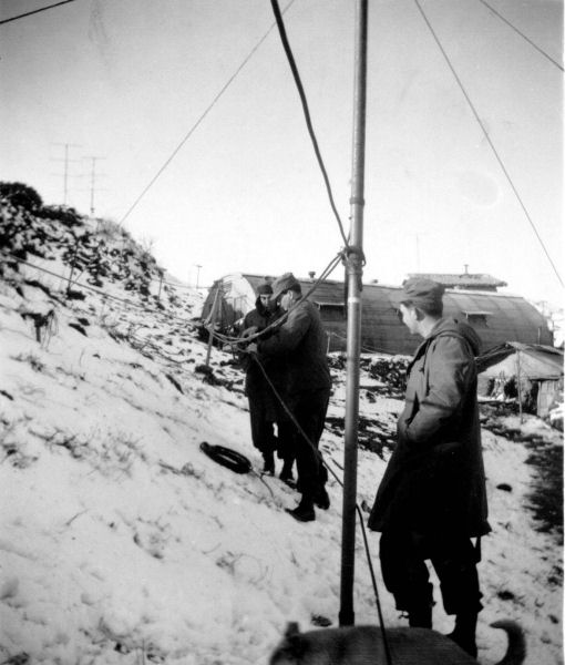 Taejon Radio Relay Station Antenna Setup