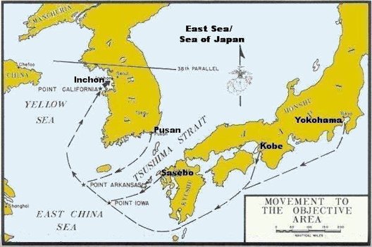 Map of Chinese First Phase Offensive - 25 Oct. -1 Nov. 1950