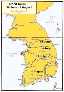 Map Showing NKPA Maximum Gains