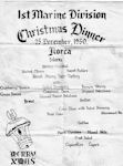 Christmas Menu 1950