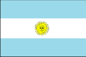  Flag for Argentina