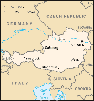 A Map of Austria