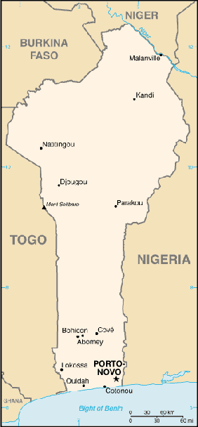 a map of benin. A Map of Benin