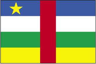  Flag for Central African Republic