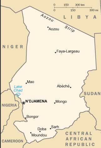 A Map of Chad