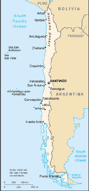 A Map of Chile