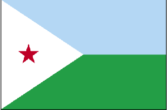  Flag for Djibouti
