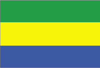  Flag for Gabon