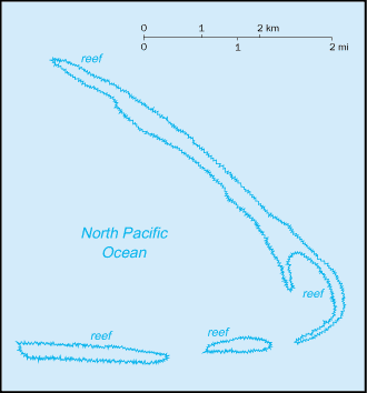 A Map of Kingman Reef