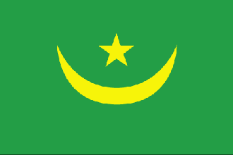  Flag for Mauritania