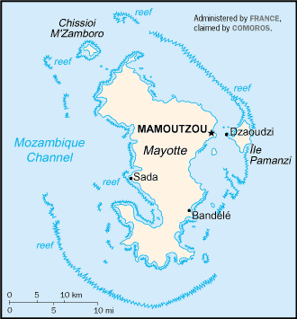 A Map of Mayotte