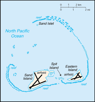 A Map of Midway Islands