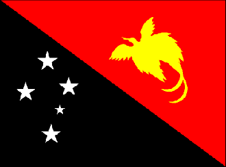  Flag for Papua New Guinea