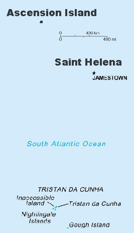 A Map of Saint Helena