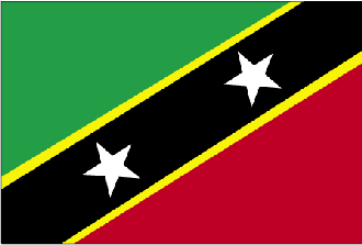 Flag for Saint Kitts and Nevis