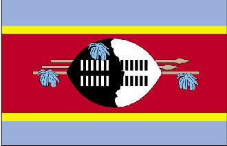  Flag for Swaziland