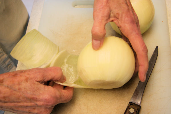 Step 3 - Peel Onion