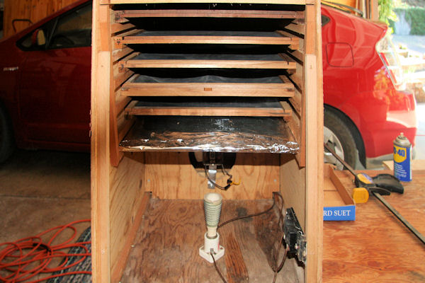 Step 22 - Inside Back of Dehydrator 